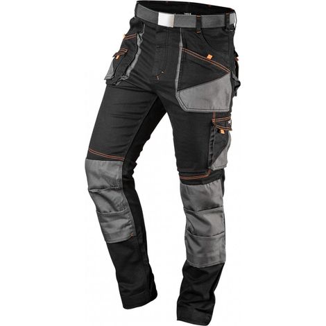 Pantalones de trabajo ajustados HD, cinturón, talla XL (1/5)