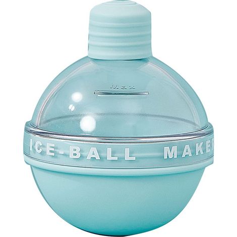 Moule à Boules de Glace en Silicone Sans Odeur, Facile à Démouler, Forme Ronde pour Cocktails Bleu (1/5)