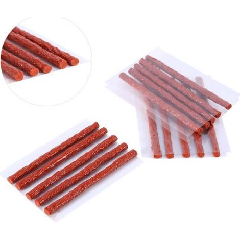 Dilwe ficelle de réparation de pneus 50 pcs tubeless pneu réparation Scooter Vélo Automobile Moto Bandes En Caoutchouc Kit Plug (1/4)