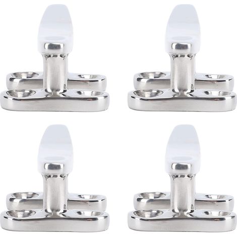 316 Stainless Steel Mooring Cleat, Set of 4 Cleats (1/5)