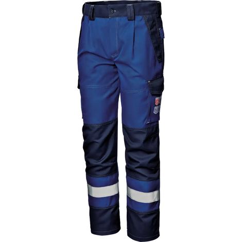 SIR SAFETY SYSTEM POLYTECH PLUS 2/2 Pantalon de travail multiprotection bleu roi et bleu marine Taille 44