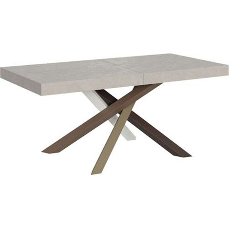 Tavolo allungabile 120/380x90 cm Volantis cashmere gambe multicolore 4/C (1/3)