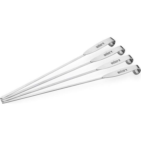 Weber 7618 Set di spiedini per barbecue serie Elevations 4 Pz. (1/2)