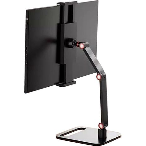 Verstellbarer tragbarer Monitor-Tischklemmenständer