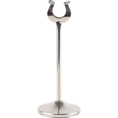 Support en U en acier inoxydable pour numéros de table, pince pour événements, mariages et restaurants (1/5)