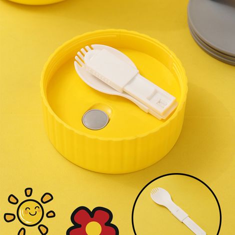 Boîte isotherme pour soupe, porridge ou lait, avec couvercle hermétique, idéale pour le petit-déjeuner ou le déjeuner. Fabriquée en acier inoxydable 304 et dotée d'un intérieur en plastique PP, elle o (1/5)