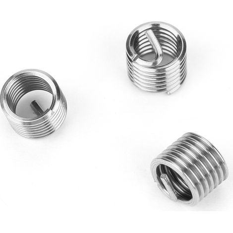 100 pièces inserts filetés hélicoïdaux M5 en acier inoxydable 304, fil spiralé, pas de 0,8 mm, longueur 1,5D (1/5)