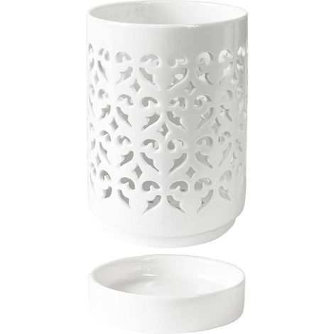 Pots pour orchidées avec trous, pot pour orchidées en céramique de 4 pouces pour le rempotage, pot de fleurs pour intérieur et extérieur, respirant, facile à installer (1/5)