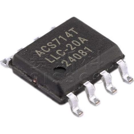 ACS714LLCTR-20A-T Elektronisches Bauteil Integrierter Schaltkreis, 5 elektronische Bauteile Integrierter Schaltkreis Einheiten, 5 Einheiten versendet.