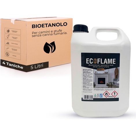 Bioetanolo 20 Litri Combustibile Ecologico per Camini Caminetti Biocamini (1/5)