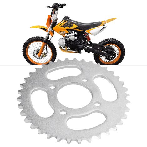 420er Kette, 37 Zähne, 48 mm Ritzel hinten. Geeignet für 50-cm³-, 90-cm³-, 110-cm³- und 125-cm³-Motoren. (1/5)