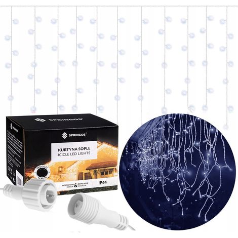 LUCI DI NATALE 500 LED 22,5m BIANCO FREDDO
