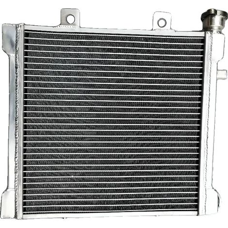 Radiador de aluminio, compatible con TRAXTER/QUEST 500 AUTOSHIFT, tamaño estándar, para modelos 2001-2005, disipación de calor mejorada, construcción duradera. (1/5)