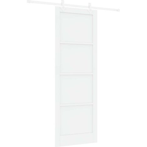 Maison Exclusive - Schiebetür Weiß 83 x 232 cm Massives Kiefernho