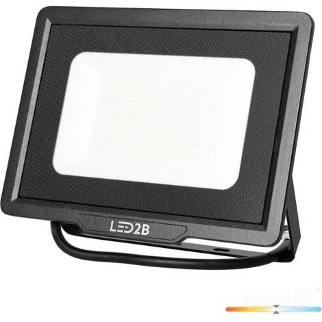 Projecteur LED MH 50W noir 4000K IP65 blanc naturel
