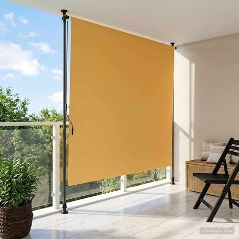 vidaXL Store Roulant Extérieur Sable 150 x 270 cm