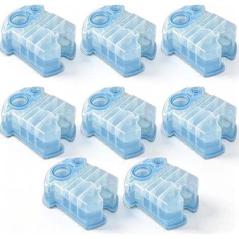 Clean & Renew Nachfüllkartuschen kompatibel mit Braun Elektrorasierern, Reinigungslösung für das Clean&Charge Reinigungssystem (8er-Pack), ASUCDEI (1/5)