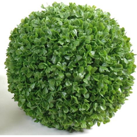 Plante artificielle haute gamme Spécial extérieur / Buis boule artificiel - Dim : H.75 x D.75 cm