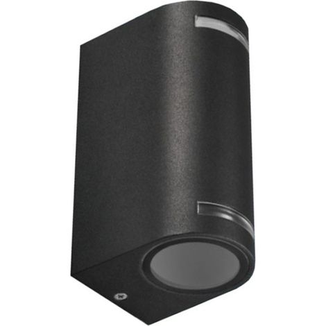 Applique da esterno per parete facciate giardino lampada da muro doppia emissione up & down illuminazione per balcone ingresso attacco GU10 IP54 (1/5)