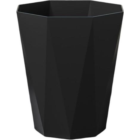 Cestino per la spazzatura da scrivania in plastica di piccole dimensioni, design semplice ed elegante, cestino sottile per ufficio e camera da letto, cestino per il riciclaggio leggero con superficie
