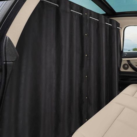 Auto Trennvorhang 180x126cm Verdunkelung Sichtschutz Sonnenschutz Camping (1/5)