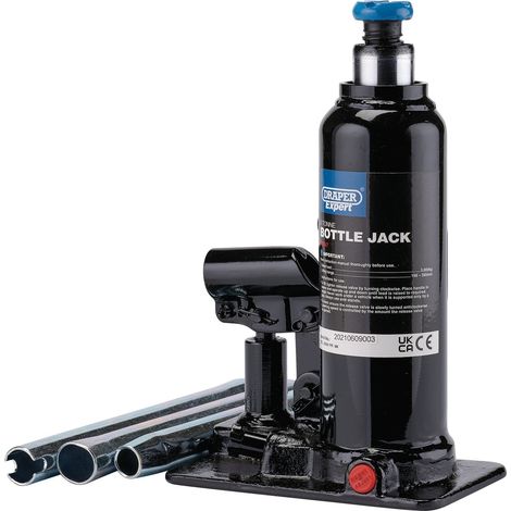 Draper Expert 5 Tonne Hydraulic Bottle Jack with 198-390mm Lifting Range (Model 99767) (1/5)