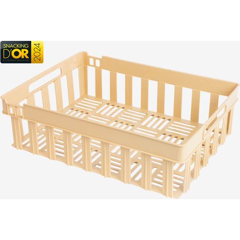 Caisse Ajourée Emboîtable Empilable 400 x 300 x 120 mm - 13 L - Gilac