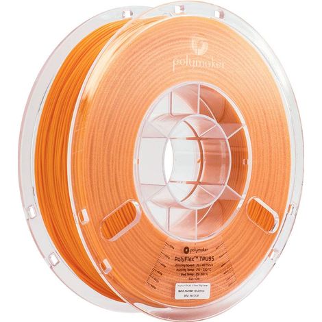 Polymaker PD01006 PolyFlex TPU-95A Filament TPU flexible 1.75 mm 750 g orange 1 pc(s) X256042 (1/5)