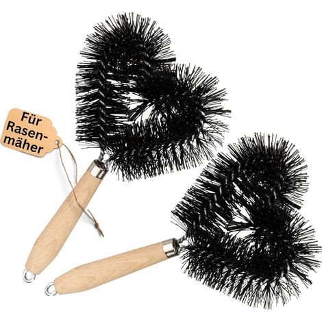 Novaliv lot de 2 brosses de nettoyage pour tondeuse à gazon brosse pour tondeuse à gazon 25 cm brosse pour tondeuse à gazon pour tondeuses à gazon