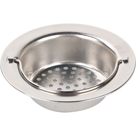 Filtre d'évier en acier inoxydable pour cuisine, salle de bain et douche - Crépine d'évier - Filet d'évacuation (1/5)