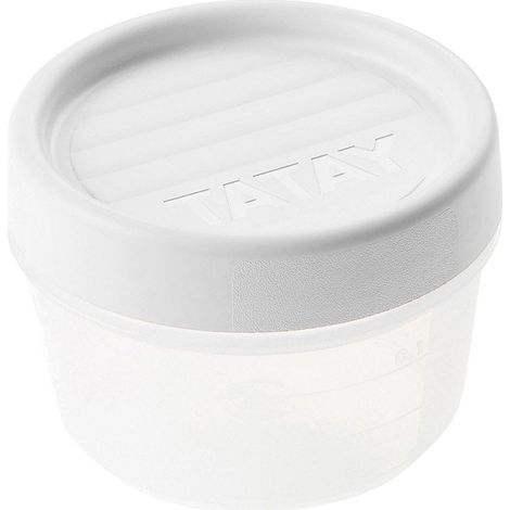 Boîte Alimentaire Plastique 0,2 L Twist, sans BPA, 8,5 x 8,5 x 6 cm (1/5)