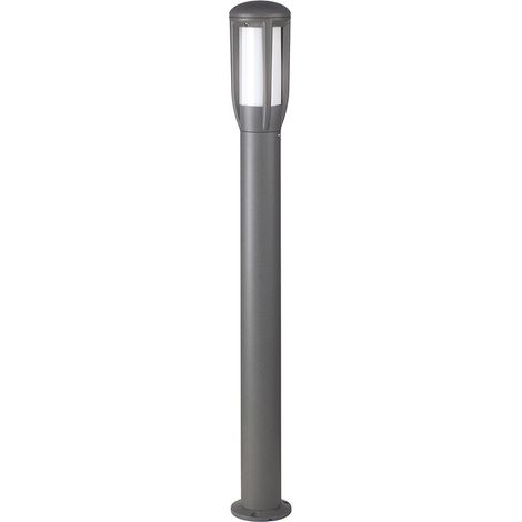 Borne de sol de jardin ATLAS IP65 - Borne anthracite avec douille E27 pour ampoule LED - Structure en aluminium moulé sous pression - Groupe Rossini (1/3)