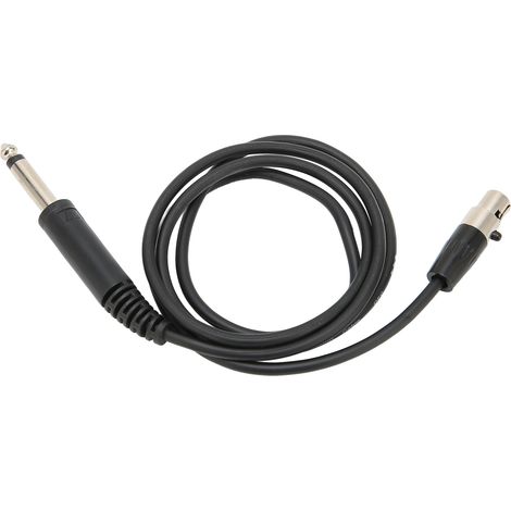 Câble mini XLR femelle 3 broches vers jack 6,35 mm mâle (1 m) pour microphone de carte son en direct