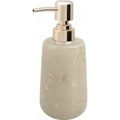 AWD Innenraum-Seifenspender, stehend, manuell, 400 ml, Beige, Gelb, 1 Stück. (1/5)