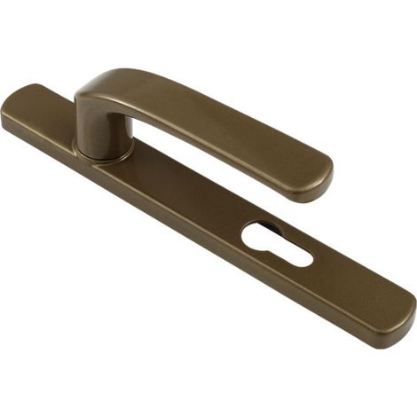 Poignée de fenêtre-poignée de fenêtre en plastique en acier poignée en alliage d'aluminium-poignée unique porte de balcon bronze grande poignée