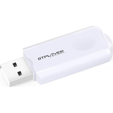 GT Lynck1 Bluetooth USB 5.0 sans Fil Dongle pour Ordinateur Portable Connexion Chaise Gaming Enceinte Bluetooth Casque Compatible avec Windows 10/8 /7 /Vista/XP (1/5)