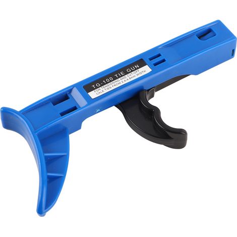 Attache-câbles nylon 5.0mm, pistolet plastique tendeur coupe-outil manuel, serre-câbles réutilisables pour fixation 2.4-5mm (1/5)
