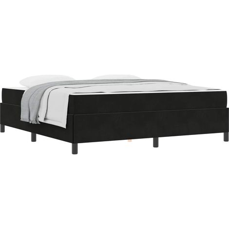 Maison Exclusive - Bettrahmen mit Matratze Schwarz 180 x 200 cm S