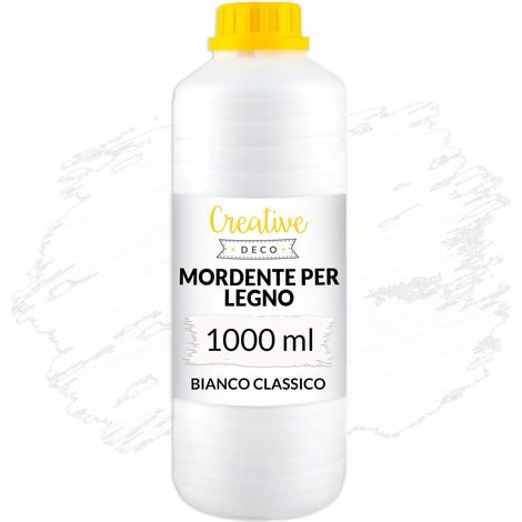 Mordente e Protezione per Legno ad Asciugatura Rapida Bianco 1L (1/5)
