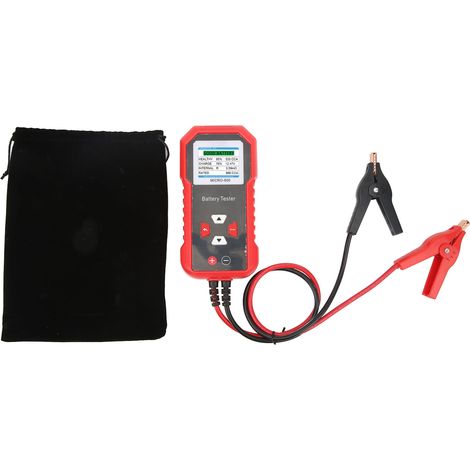 Ortviai Testeur de Batterie Automobile et Moto MICRO-500 Écran LCD Couleur, 8 Langues, Code QR (1/5)