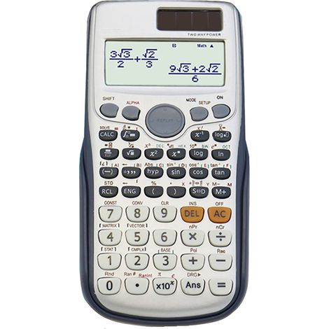 Écran LCD clair avec housse de protection - Calculatrice légère ABS pour étudiants, touches portables et fonction calculatrice (1/5)