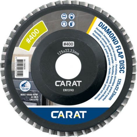 Carat DIAMANT LAMELLENSCHEIBEN EFD 125 x 22,23 mm 400 Körnung EFD4000000