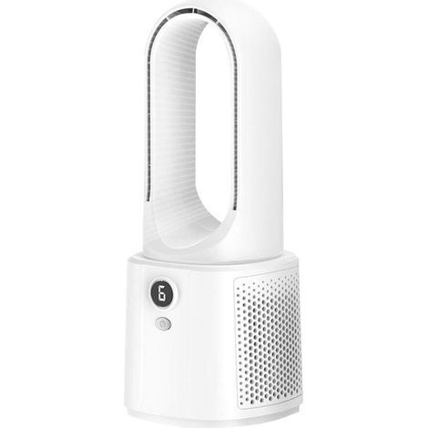 Ventilateur sans pales pour chambre à coucher. oscillant. flux d'air SAF. 6 modes de refroidissement. économe en énergie. minuterie réglable. léger et portable. pour chambre à coucher (1/4)