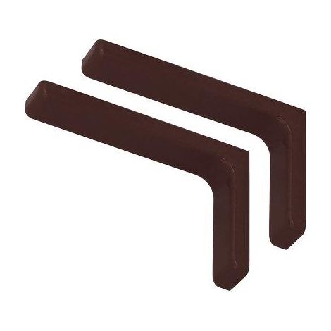 REGGIMENSOLA RICOPERTA LEONARDO BOLIS - ACCIAIO/PLASTICA MARRONE MM 180X114 CF=PZ 2- 5 confezioni