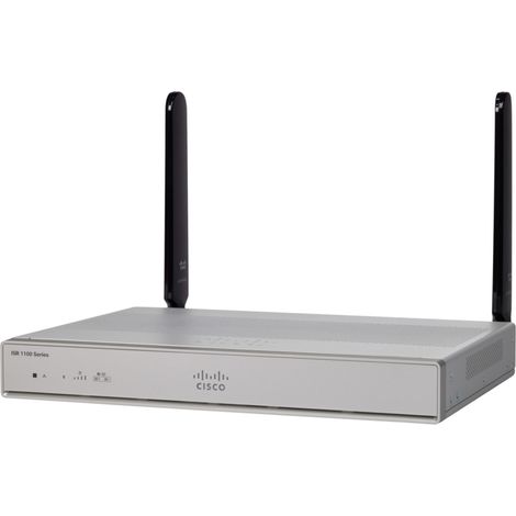 Router Cisco ISR 1100-8P con 8 Porte Gigabit Ethernet, Dual WAN, Colore Argento (1/2)