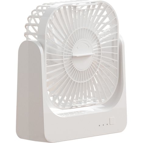 Ventilateur de table et suspendu 2-en-1 - USB rechargeable, 3 vitesses, rotation 720°, idéal pour dortoir, bureau et camping