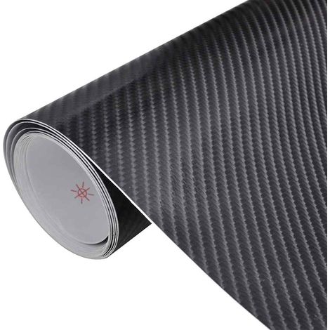 Films 4D de voiture 2 pcs Noir 100x150 cm