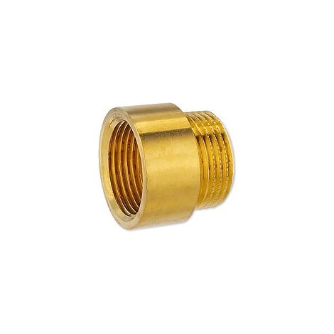 Messing Gewindefitting-Hahnverlängerung 3/4'' x 15 mm (1/4)