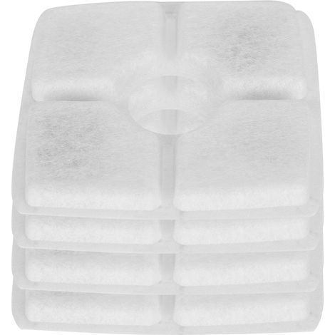 Filtres Fontaine à Eau - 4pcs Carré - Charbon Actif pour Chat Chien (1/5)