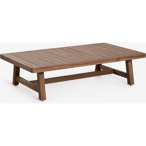 SKLUM Rechteckiger Couchtisch 130x75 cm aus Akazienholz Dubai              Akazienbraun dunkel                     